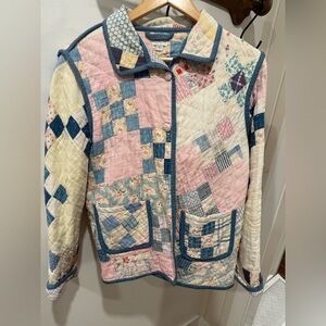 Lindsey Berns Patchwork Quilted Jacket - Multicolor